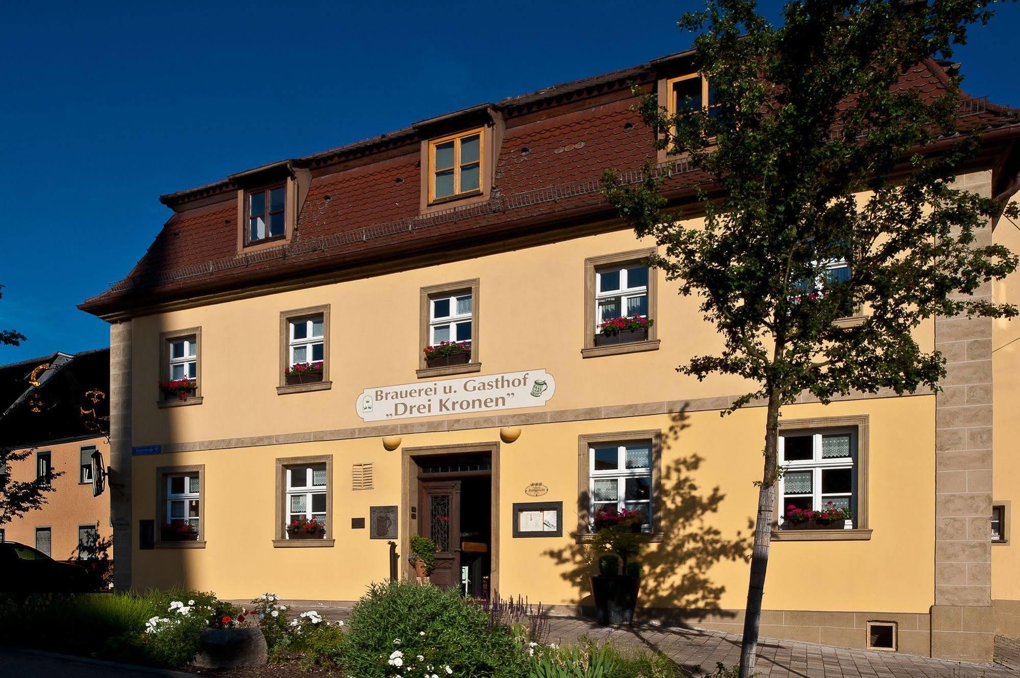 Hotel & Brauereigasthof Drei Kronen Memmelsdorf Dış mekan fotoğraf